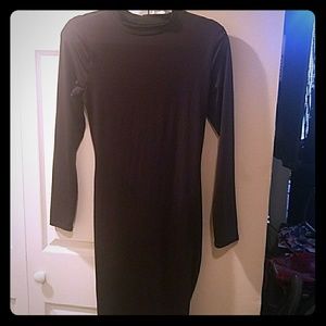 Black Caged Back Dress